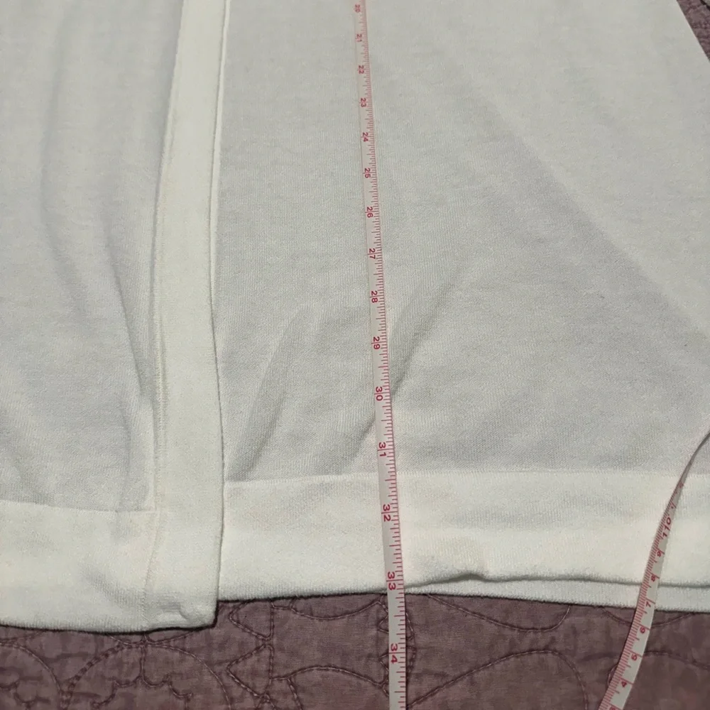 Eileen Fisher, white, long open cardigan - Picture 7 of 12